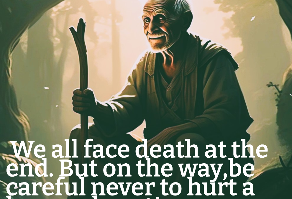 We All Face Death in the End. But on the Way, Be Careful Never to Hurt a Human Heart.